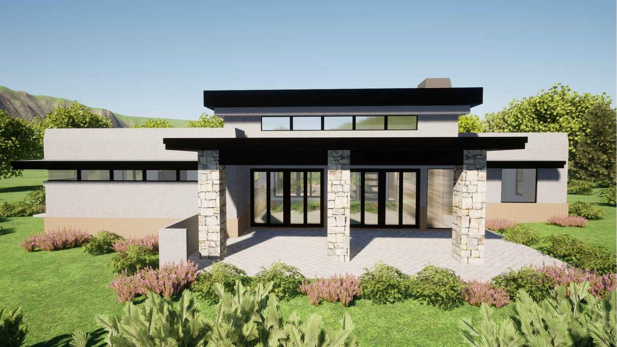Rendering of the selected elevation